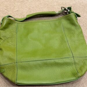 Cole Haan Lime Green Hobo Shoulder Bag
